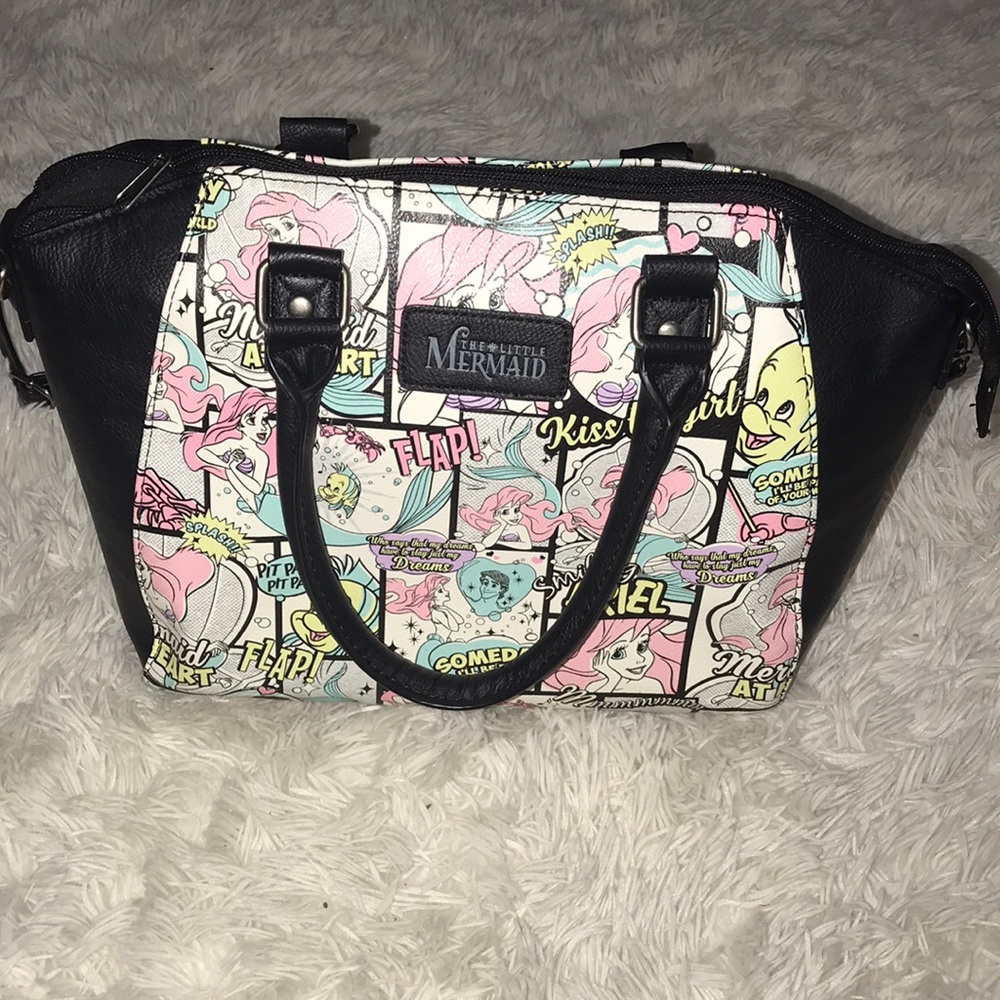 Little Mermaid Comic Style Shoulder Bag